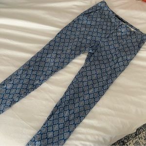 Zara patterned trousers